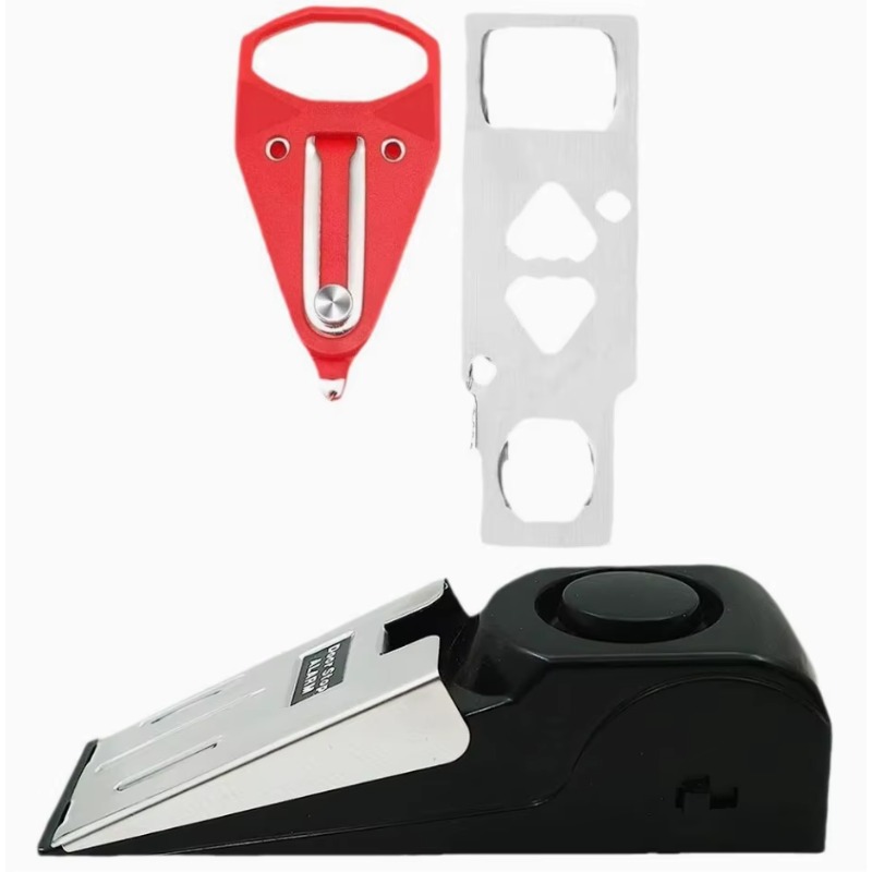 Door Stop Alarm - Diebstahlsicherer tragbarer Türstopper mit Alarm