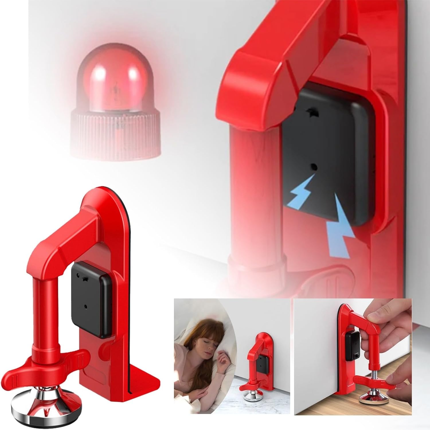 Door Stop Alarm - Batterie Betrieben Alarm Tür Stopper Türschloss
