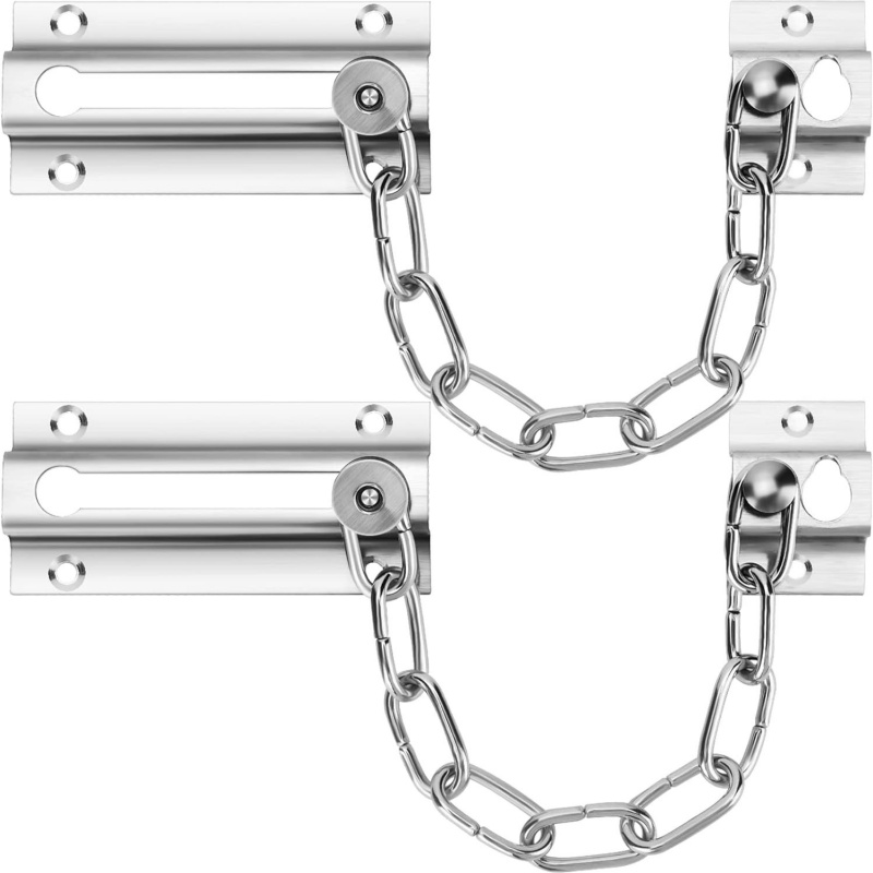 Security Chain Door - Sicherheit Tür Schiebe Kette Schloss Edelstahl