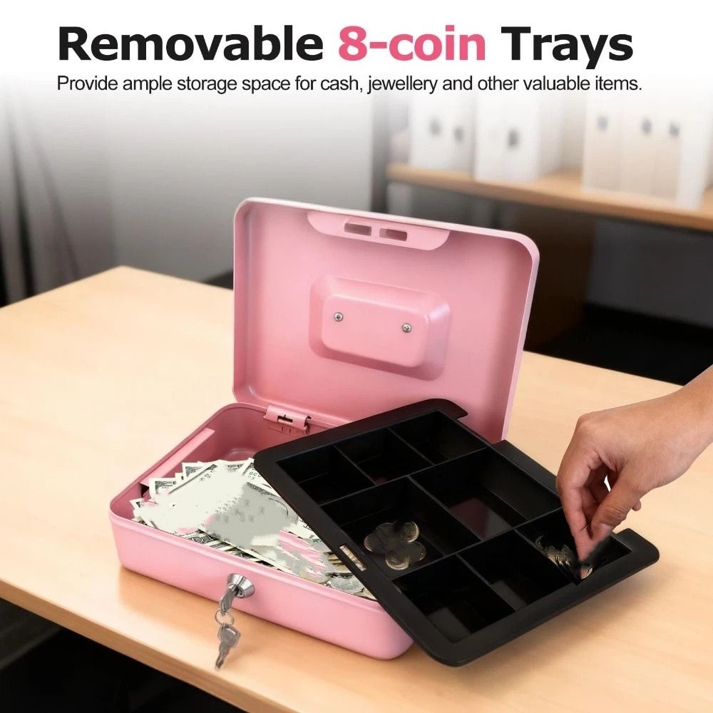Lockbox Key Secure - Sicherheitsbox Mini-Format Tragbarer Schlüsselsafe mit Schlüsselverschluss