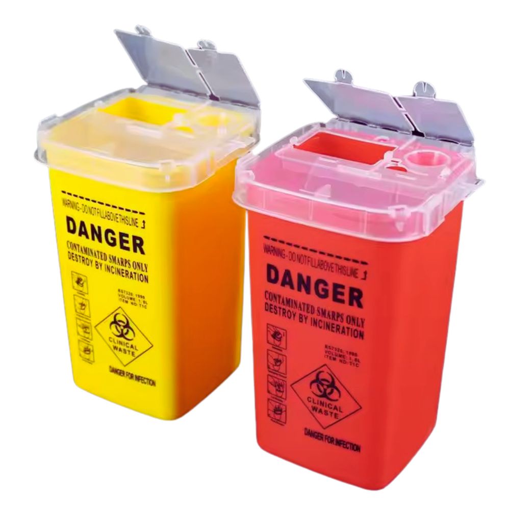Medicine Cabinet Lock - 1L Behälter für scharfe Gegenstände, Bioabfallbox