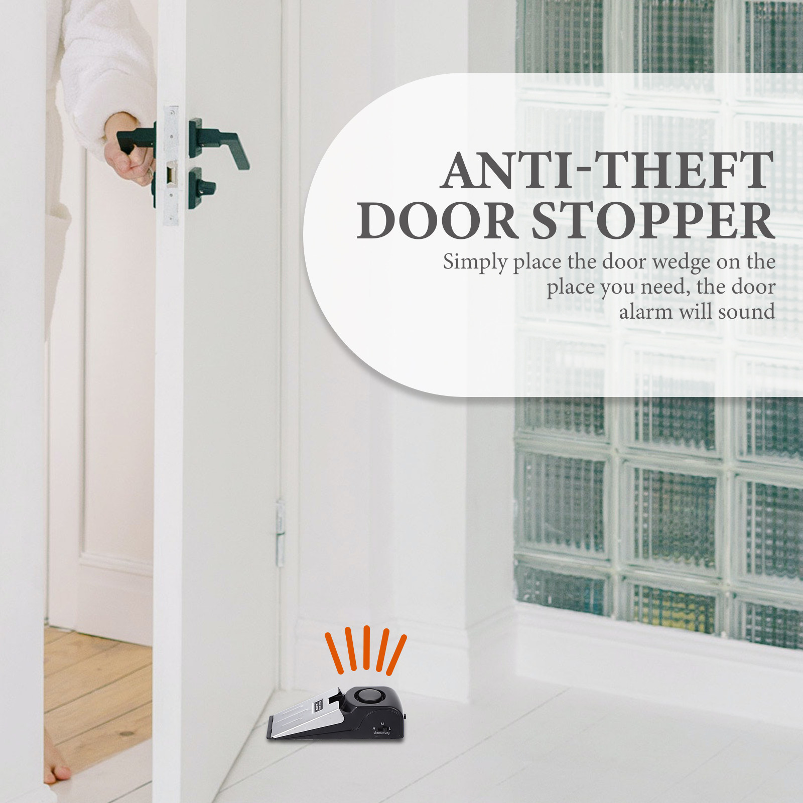 Druck-Türstopper mit Sicherhei – Door Stop Alarm Bewertung und Preis