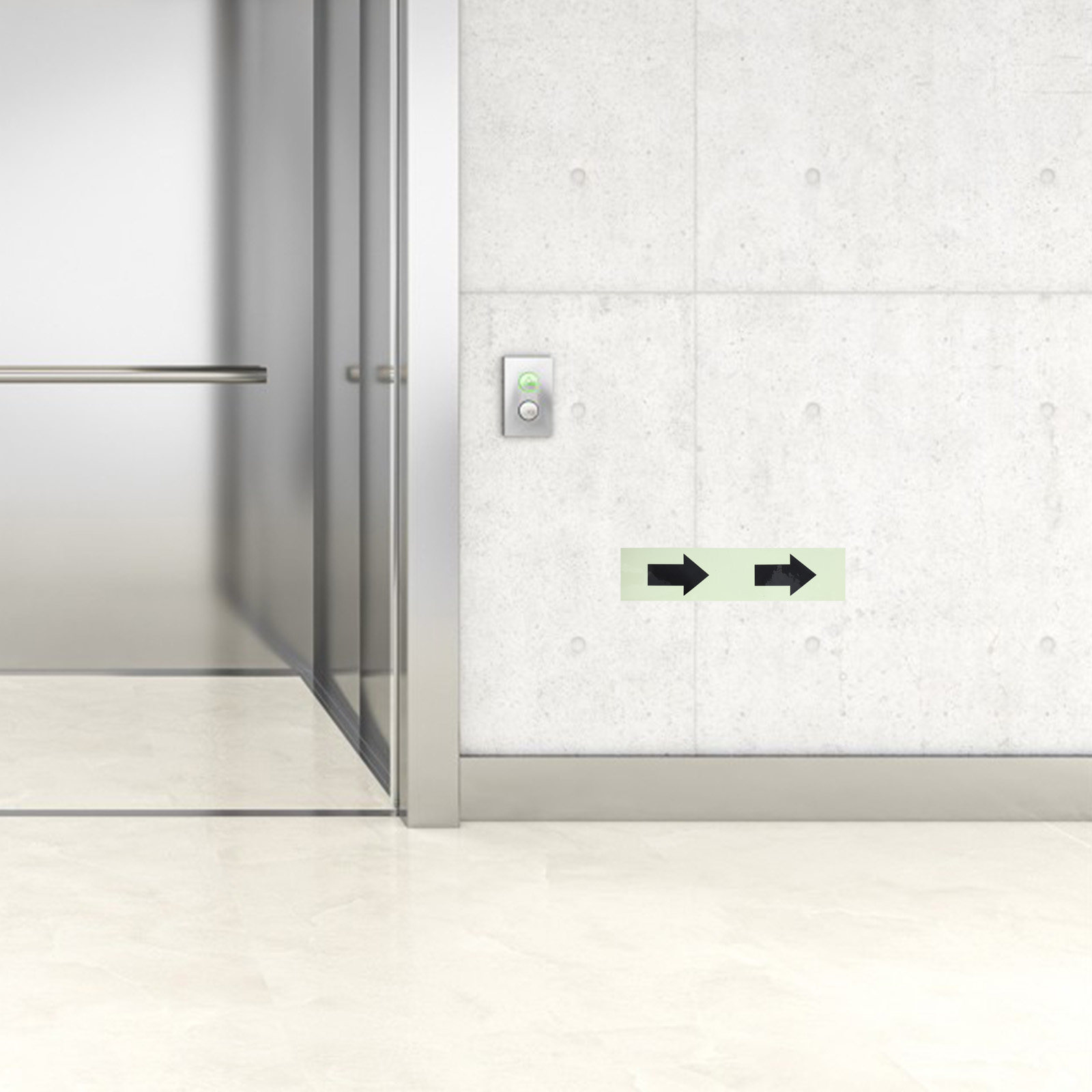Im Dunkeln Leuchtendes Pfeilba – Emergency Exit Sign Bewertung und Preis