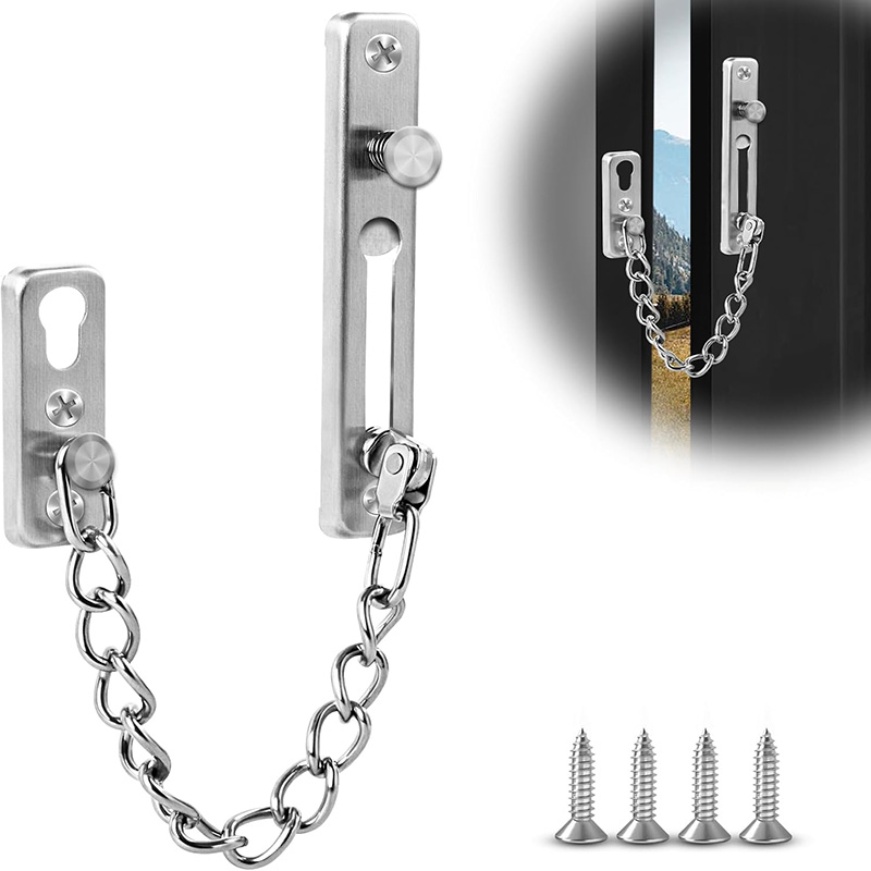 Edelstahl-Türkettenschloss mit – Security Chain Door Bewertung und Preis