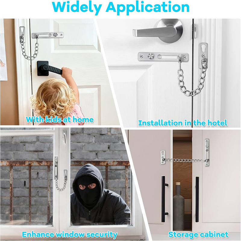 Edelstahl-Türkettenschloss mit – Security Chain Door Bewertung und Preis