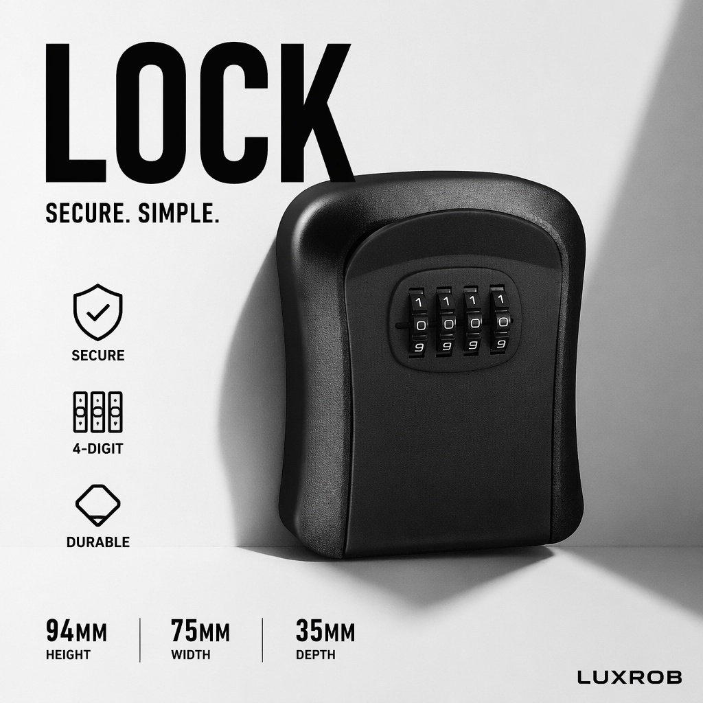 Wandmontierte Wasserdichte Sch – Lockbox Key Secure Bewertung und Preis
